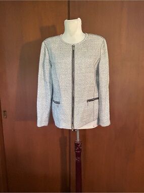 Lafayette 148 New York Gray/Silver Blazer